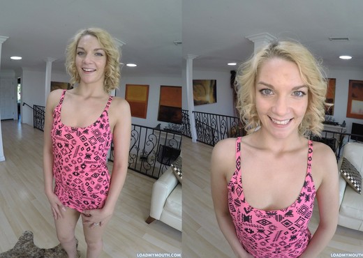 Ally Brooks Brightens Up My Cock with a POV Blowjob - Blowjob TGP