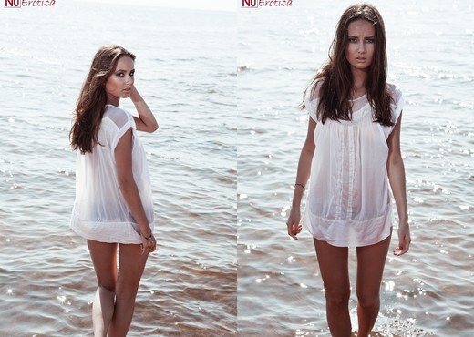 Arina Drozdetskaya - Arina In Wet Tshirt - NuErotica - Solo Sexy Photo Gallery