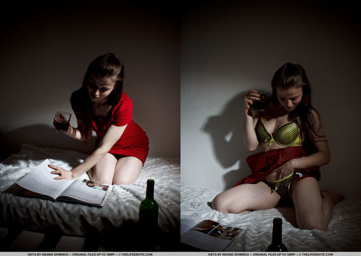 Izabella H - The Study - The Life Erotic - Solo Nude Pics