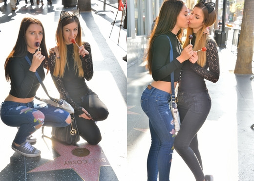 Lana Rhoades & Stella Cox - Hollywood Tease - FTV Girls - Lesbian Picture Gallery