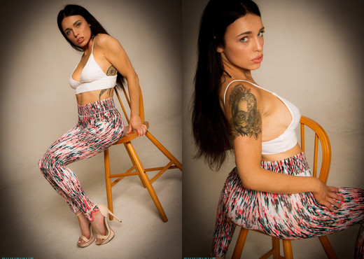 Daniella Christina Yoga Pants - Skin Tight Glamour - Solo Image Gallery