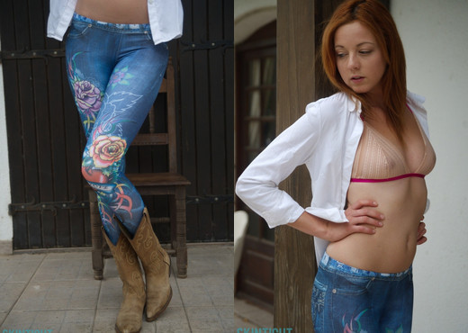 Elen Moore Skin Tight Jeans - Skin Tight Glamour - Solo TGP