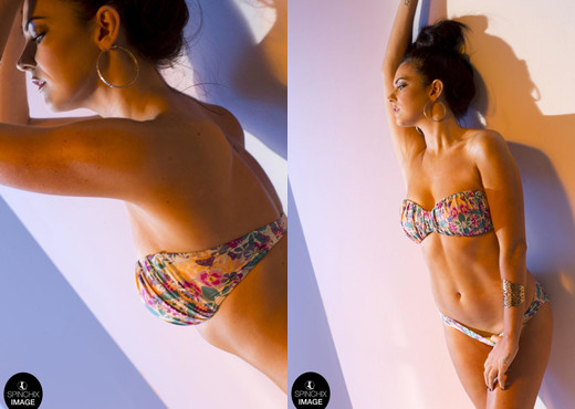 Spinchix and Becky's sunshine striptease - Spinchix - Solo Sexy Photo Gallery