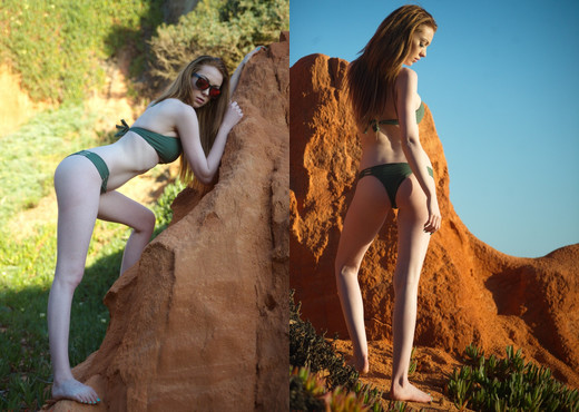 Alice brooks - Beach Lookout! - Hayley's Secrets - Solo Sexy Gallery