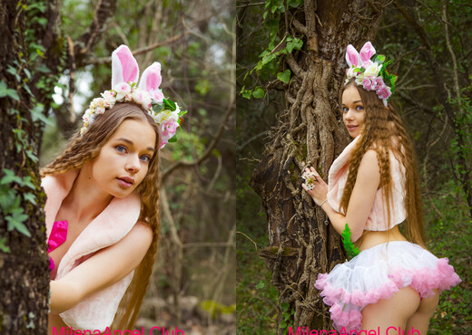 Milena Angel - Easter Bunny - Solo Nude Pics