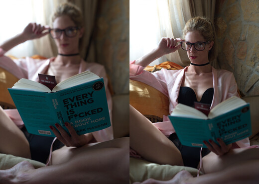 Rebecca Leah - Bookish - BreathTakers - Solo Nude Pics