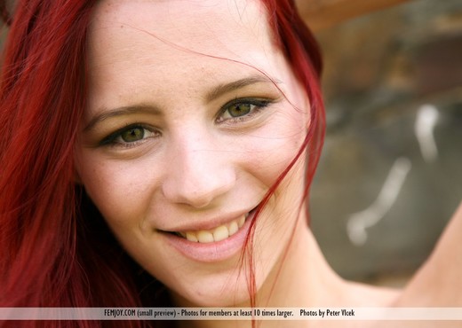 Lady In Red - Ariel - Femjoy - Solo Nude Pics