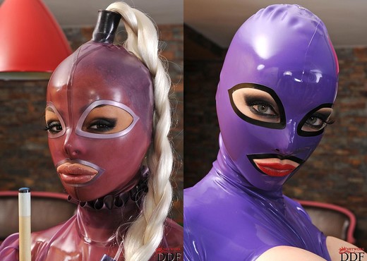 Black Angelica & Latex Lucy - Lesbian Picture Gallery