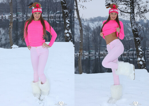 Sexy winter with Melena Maria Rya - Solo HD Gallery