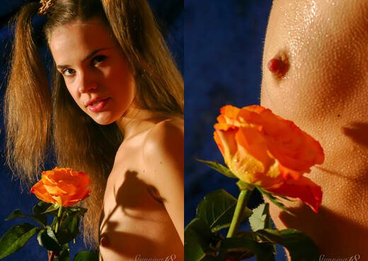 Anais - Posing with a Rose - Stunning 18 - Teen TGP