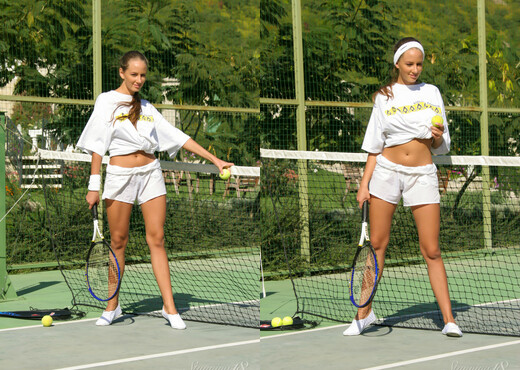 Niobe L - Niobe - Tennis Session - Stunning 18 - Teen Picture Gallery