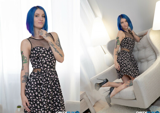 Blue-haired courtesan fucking - Keoki Star - Dirty Flix - Hardcore Nude Pics