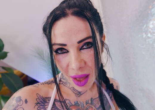 MEGAN INKY Clit Vibe + Huge Anal Dildo - Evil Angel - Hardcore Sexy Gallery
