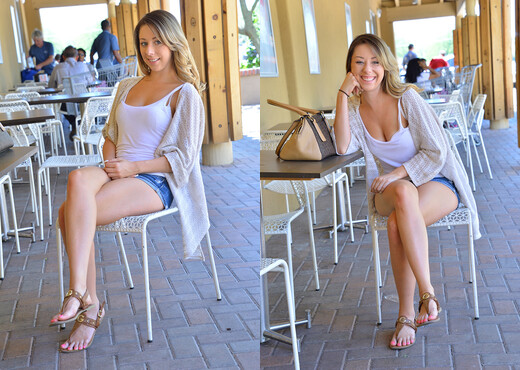 Leyla - Flashing In Public - FTV Girls - Solo Sexy Photo Gallery