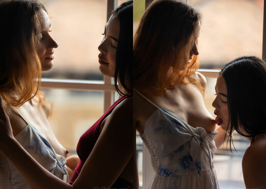 Kubera Fortuna, Lili Charmelle - Close Quarters - Lesbian HD Gallery