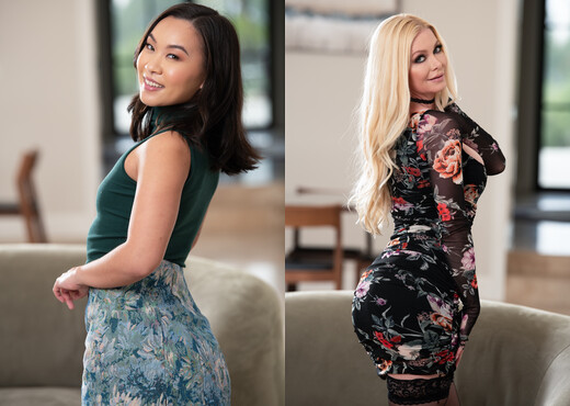 Serene Siren, Kimmy Kimm - Stepmommy's Little Product Tester - Lesbian Nude Gallery