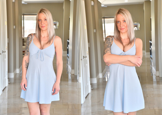 Kitten - Seductive Blue Dress - FTV Milfs - MILF Picture Gallery