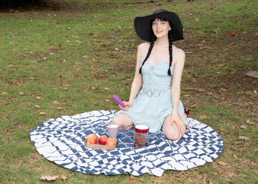 Amelia Riven - Naughty Picnic - Sex Art - Solo Nude Pics