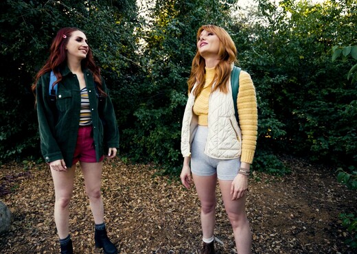 My Neighbor's A Lesbo!? - Aria Carson & Lacy Lennon - Lesbian Porn Gallery