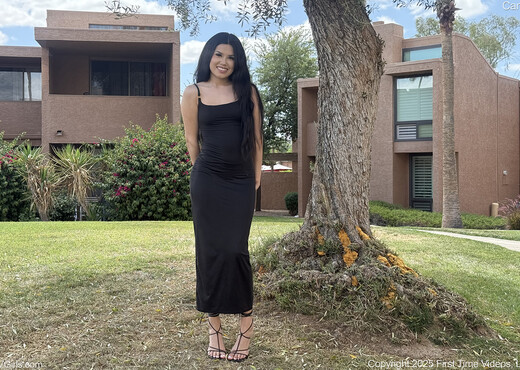 Camila - Fancy Black Dress - FTV Girls - Solo Sexy Photo Gallery