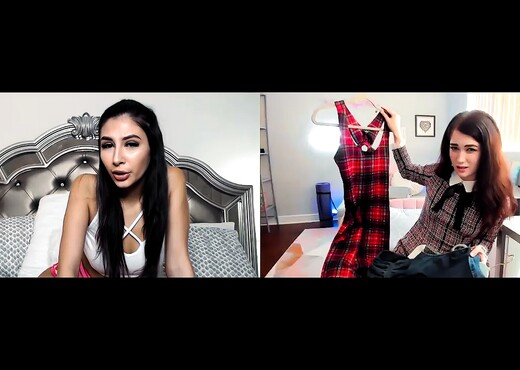 Gianna Dior, Evelyn Claire - First Date Jitters - Girlsway - Lesbian HD Gallery