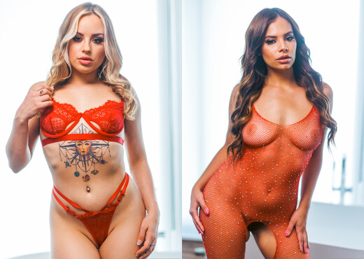 Anna Claire Clouds, Violet Starr - Money: Knock, Knock - Hardcore Sexy Photo Gallery