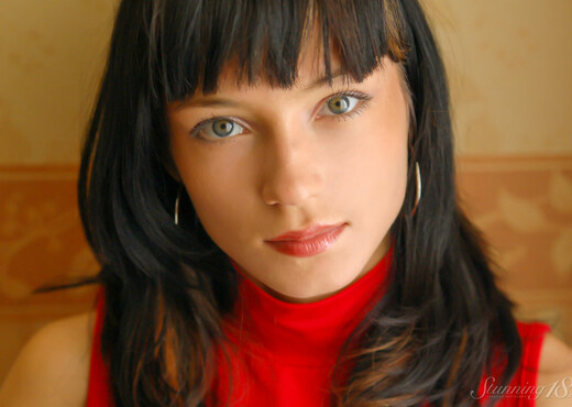 Vikky - Takes That Red Thong Off - Stunning 18 - Teen Nude Gallery