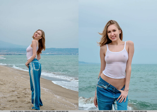 Lia Pink - Seaside Seduction - MetArt - Solo Picture Gallery